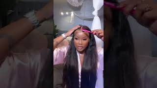 Shook! Quick & Easy Melted Hd Lace Frontal Wig Install On Dark Skin With Make Up #Arabellahair