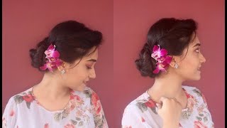 Easy And Simple Updo For All|Step By Step|Bun\Juda Hairstyle|Asmita
