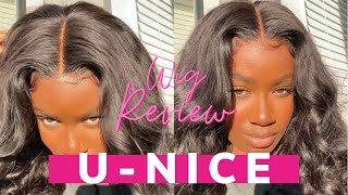 Honest Wig Review | Unice Body Wave Lace Front Wig Install| Unsponsored