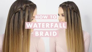 How To Waterfall Braid: Hair Tutorial For Beginners | Luxy Hair