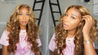 Ready To Wear| Already Curled & Colored| 13X4 Lace Wig| Ft. Unice Hair
