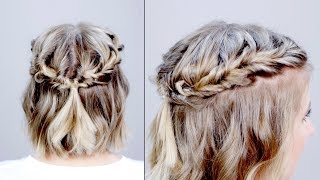Hairstyle Of The Day: Topsy Tail Crown Hairstyle For Short Hair