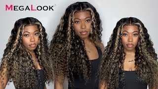 Balayage Loose Deep 13X4 Glueless Wig Install | Hd Lace | Megalook Hair