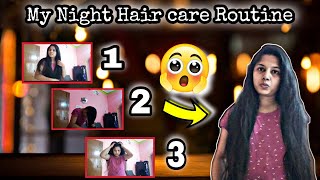 Night Hair Care Routine In Tamil ||  Hair Growth Results✔️ || Hair Growth Challenge