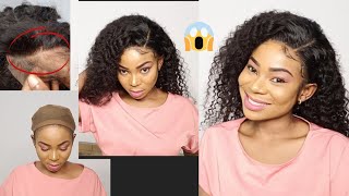 Most Realistic Curly Wig Ever! / Quick And Easy Curly Frontal Lace Wig Install / Ft Celie Hair