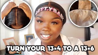 Wig Game Changerr !!! How To Make A 13X4 Into A 13X6 Ft Isee Hair