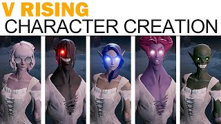 V Rising - Full Character Creation (Male & Female, Faces, Hair Styles, Features, More!)