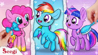 My Little Pony In Salon | Pony Horse Care Hair And Dress Up | Seegi Channel
