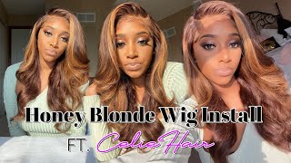 Honey Blonde Body Wave Wig 13X4 Lace Front Wig Install Ft Celie Hair Shared By Jerianna Je'Nae