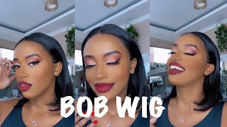 Make Your Bob Wig Look Natural By Doing This Crystal Lace Wig Install Ft Atina Hair