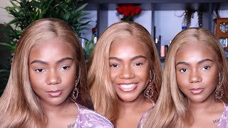 What Lace!? Watch Me Install The Perfect Chestnut Blonde Wig | Autumn Wig | Wiggins Hair