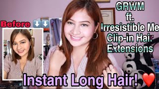 Grwm Ft. Irresistible Me Clip-In Hair Extensions ❤️ | Philippines | Aj Masangya