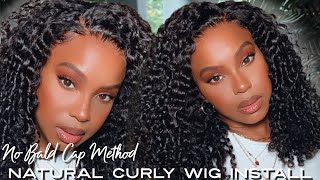 Best Curly Wig Install For Beginners! Natural Hairline Hd Lace Front Wig | Nadulahair | Alwaysameera