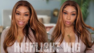 The Best Highlight Lace Wig: 200% Density Straight Wig | Tinashe Hair | Tyestylez