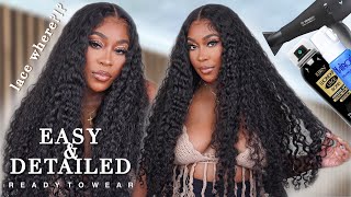 Best Affordable Water Wave Wig | *Must Have* 30” Water Wave Wig | 4X4 Closure Install | Reshinehair