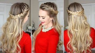 French Braid Crown: Last Minute Holiday Hairstyle