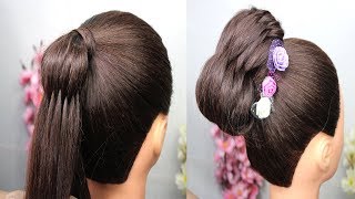 New Easy Hairstyle For Party/Wedding || Hairstyle For Long Hair || Trending Hairstyle