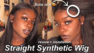 Sensationnel Butta Lace Wig “Unit 6” $36?? (Installation + Review) Darkskin Friendly