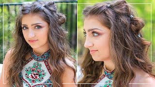 How To Create Boho Bubble Braids | Kamri'S Prom Hairstyles 2018