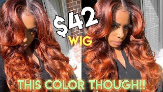 $42 Fire Flame Hd Lace Wig!  Better Than Virgin Hair? Outré Perfect Hairline Wig Laurel Cajun Spice