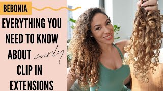 Everything You Need To Know About Curly Clip-In Hair Extensions |  Bebonia Curly Hair Extensions