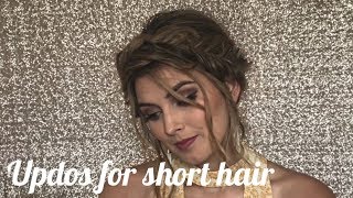 4 Amazing Updos For Short Hair