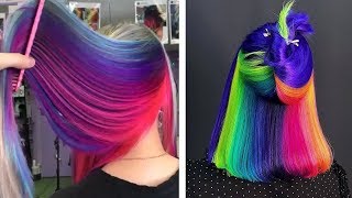 Fabulous Hair Color Transformation Trending 2019 | Best Hairstyle Ideas For Halloween Party