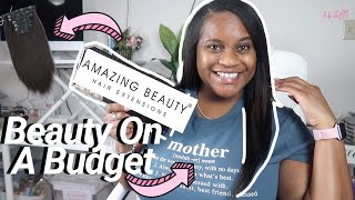Beauty On A Budget: Clip In Hair Extensions From Amazing Beauty Hair | Review And Installation
