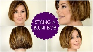 How To Style A Blunt Bob