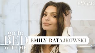 Emily Ratajkowski'S Nighttime Skincare And Haircare Routine | Go To Bed With Me | Harper'S