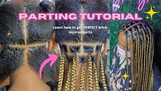 Detailed Parting Tutorial || How To Get The Perfect Parts!