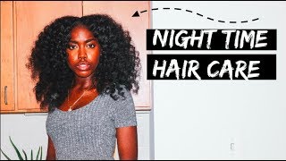 Updated Night Time Hair Care | Alley Does A Length Check? |