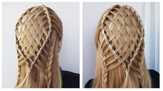Basket Wave Hairstyle Tutorial | New Hairstyle For Wedding And Party || Trending Hairstyle