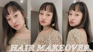 Ash Grey Highlights (Korean Hairstyle Inspired) | Girlie San