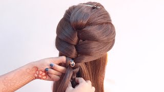 Very Easy & Quick Hairstyle For Bridesmaid
