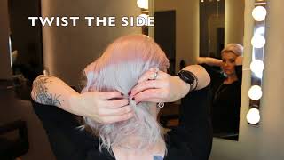 Dirty Updo On Fine Hair- Super Speed!