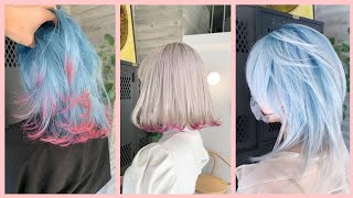 Korean Hairstyle | Korean Hair Cut | Colorful Hair | Best Hairstyle Completion  #1