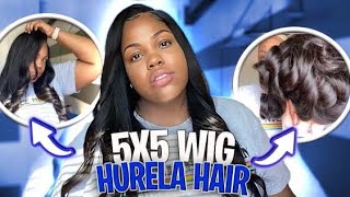 Best 5X5 Hd Lace || Bleaching Knots Feat Hurela Hair