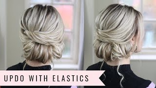Updo With Elastics By Sweethearts Hair