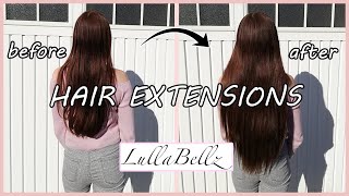 Wearing Hair Extensions For The First Time! ~ 26" Lullabellz!