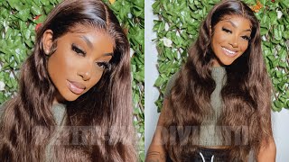 Must Have Chocolate Brown  Hd  Lace Front Wig Install Ft. Asteria Hair | Petite-Sue Divinitii