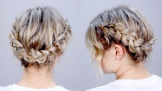 Hairstyle Of The Day: Super Cute Braid Hairstyle Updo | Milabu