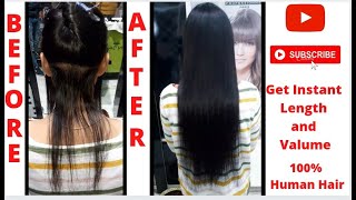 Permanent Hair Extensions । Nano Ring Extensions। Nano Ring Hair Extension । Delhi Hair Extensions