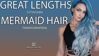 Great Lengths Extensions | Mermaid Hair Transformation | Charity Grace