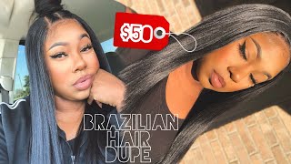 Brazilian Hair Dupe Wig For Under $50 | Come On Zury...13X4 Synthetic Hd Swiss Lace Wig Brea