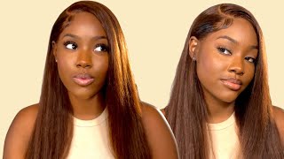 Undetectable Lace!! Copper Brown Wig Install Using The Bleach Bath Method Ft. Afsisterwig
