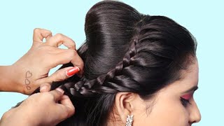 Simple Juda Hairstyle For Wedding Guest || Trending Hairstyle || Party Hairstyle #Hairstyles