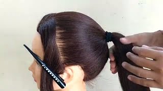 Trending Hairstyle For Wedding || Beautiful Hairstyle For Party || Wedding & Party Wear Hairstyle