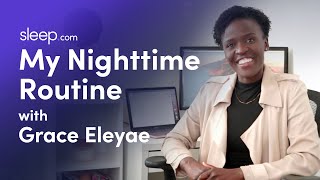 My Nighttime Routine With Grace Eleyae | Natural Hair Care For Before Bedtime | Sleep.Com
