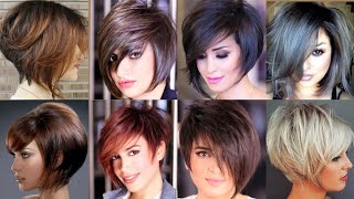 43 Trendsetting Layered Bob With Bangs Haircuts And Hairstyles Id3As For Ladies To Look Stylish 2022